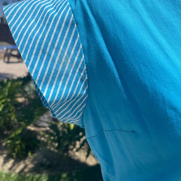 🩵 Vintage Turquoise Dress L - Picture 7 of 10